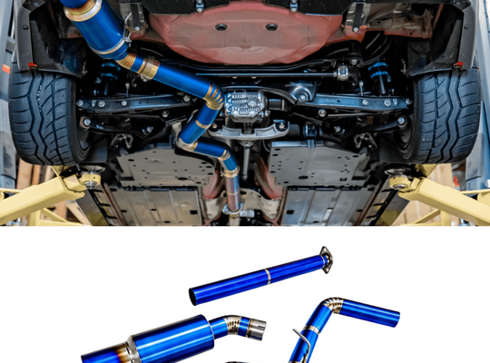 2022+ Subaru WRX F1 Titanium Single Exit Catback Exhaust - Aeroflowdynamics