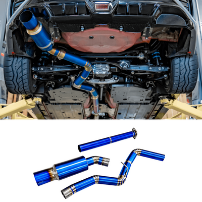 2022 Subaru WRX Cat-Back Exhaust F1 Titanium Single Exit