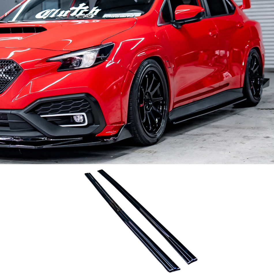 2022+ Subaru Wrx S Style Side Skirt Extension V2 -aeroflowdynamics