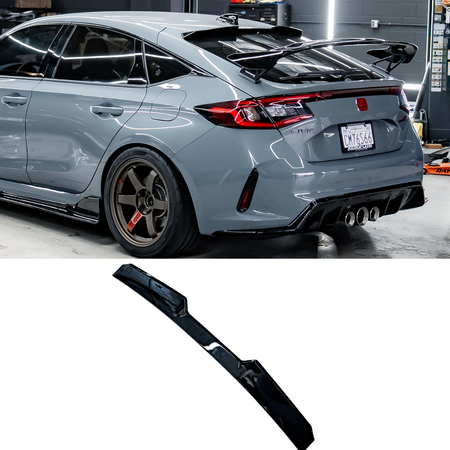 2023+ Honda Civic FL5 Type R Rear Roof Spoiler V1 - aeroflowdynamics
