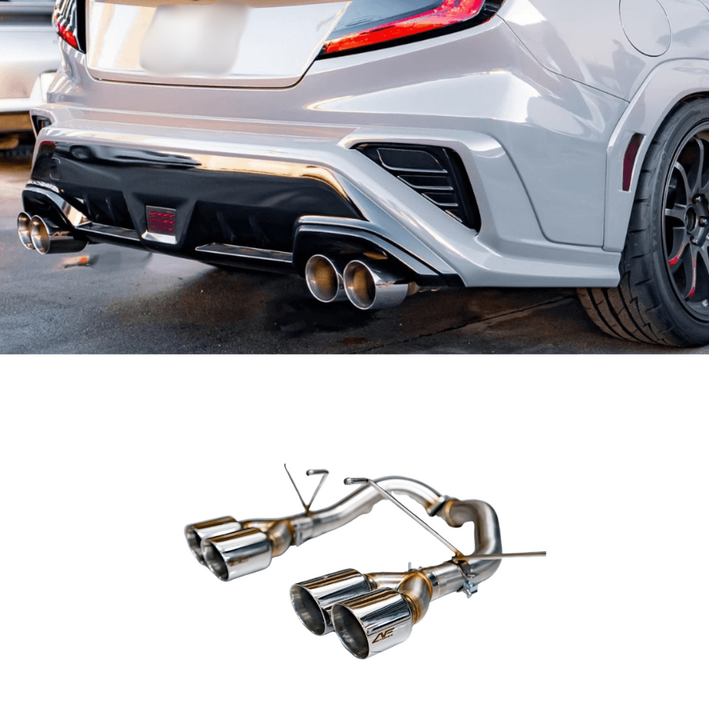 20222024 Subaru WRX VB 4" Axle Back Exhaust AeroflowDynamics