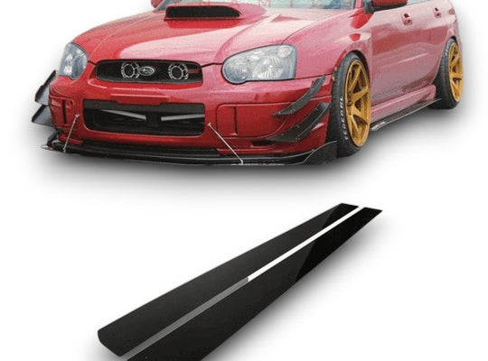 2002 - 2007 Subaru Wrx/Sti Side Skirt Extension V1 - aeroflowdynamics
