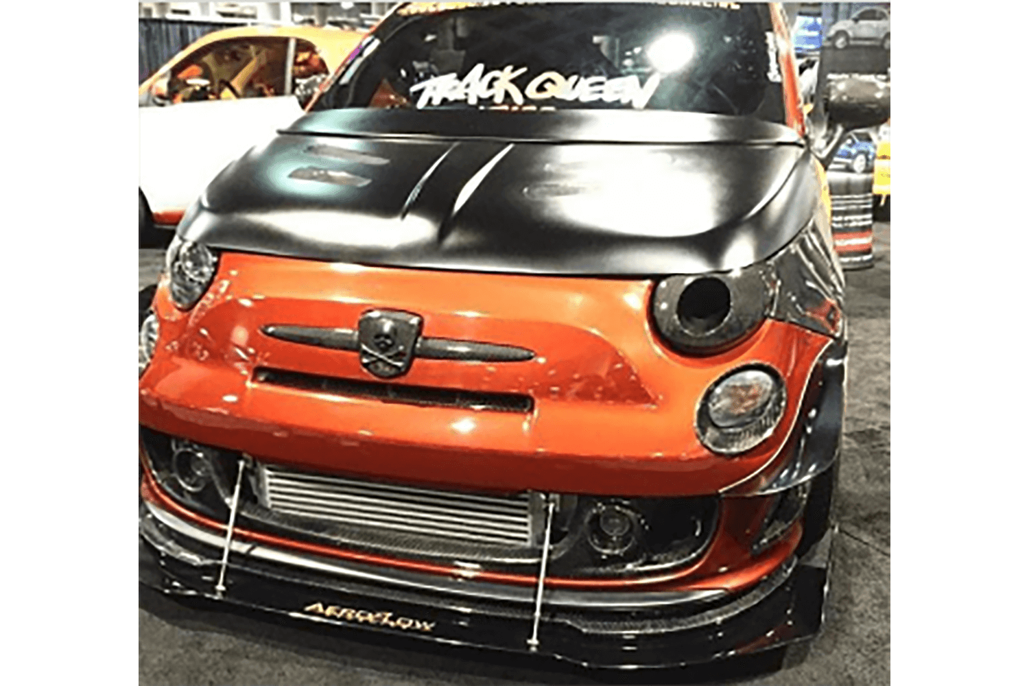 Fiat 500 Abarth Front Splitter V2 AeroflowDynamics