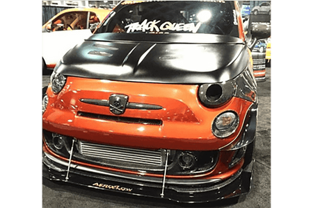 Fiat 500 Abarth Front Splitter V2 - AeroflowDynamics