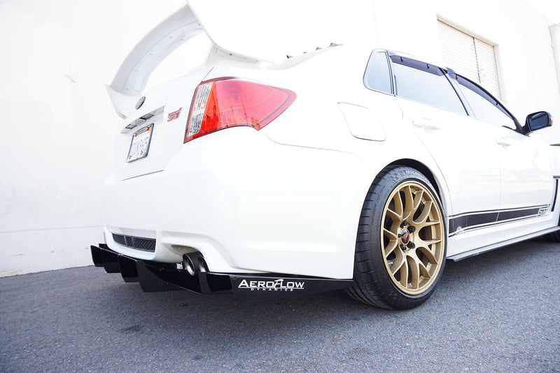 2011-2014 Subaru Wrx/Sti Rear Diffuser (Sedan) V2 - Aeroflowdynamics