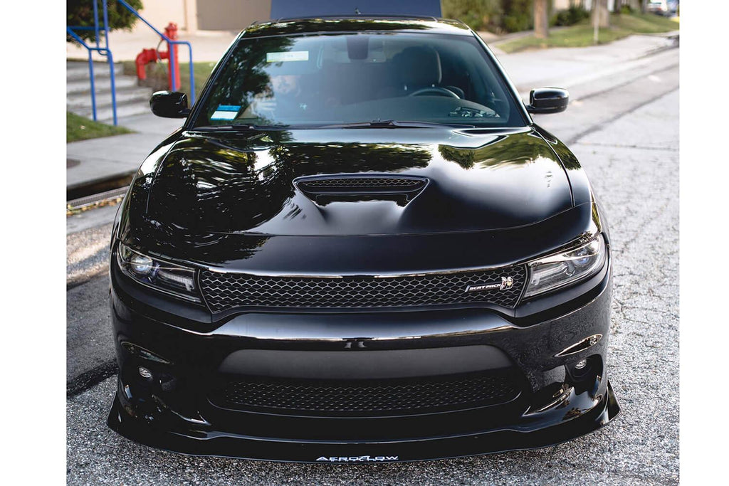2015-2019 DODGE CHARGER (SCATPACK/HELLCAT/DAYTONA) FRONT SPLITTER V1 - AeroflowDynamics