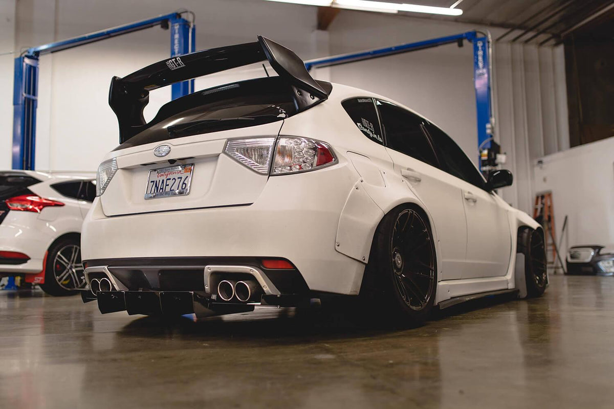 2011 - 2014 Subaru Wrx/Sti Rear Diffuser V2 (Hatchback Models Only) - Aeroflowdynamics