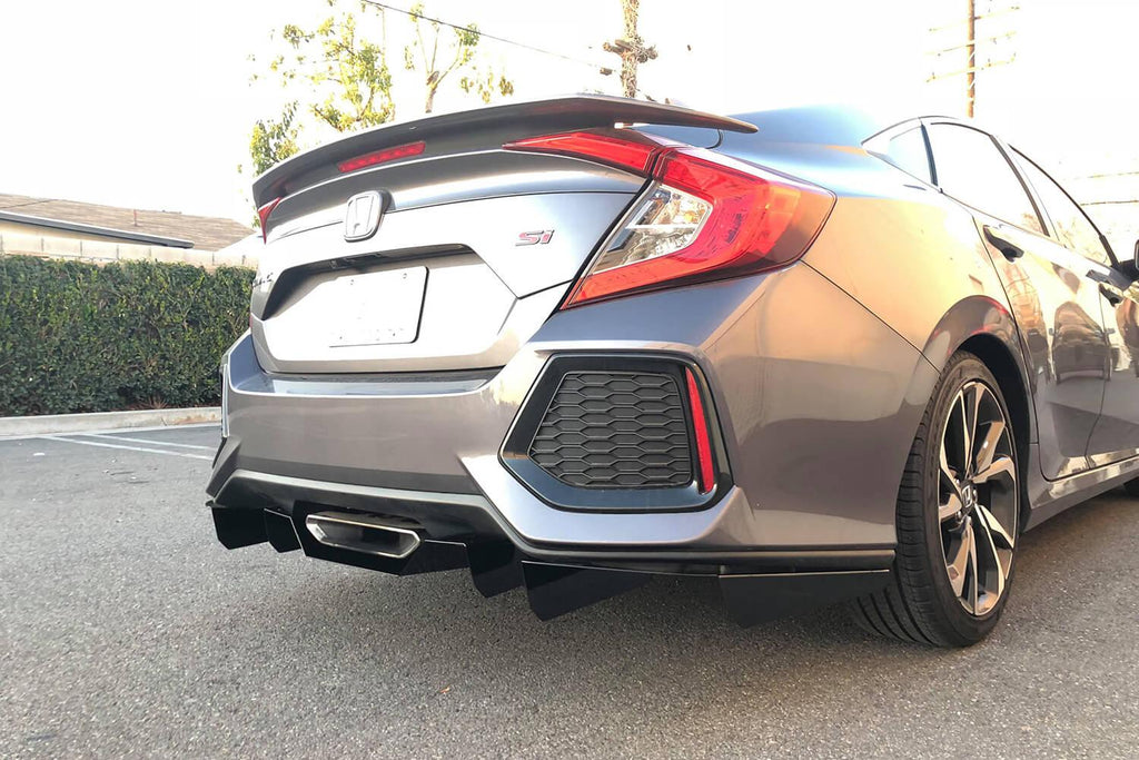 2016-2019 Honda Civic Si Rear Diffuser V1 (Sedan) - Aeroflowdynamics