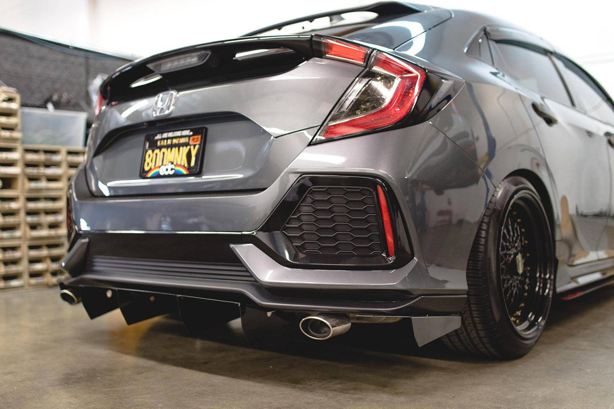 2017-2019 Honda Civic Rear Diffuser (Hatch [Non Sport] ) - Aeroflowdynamics