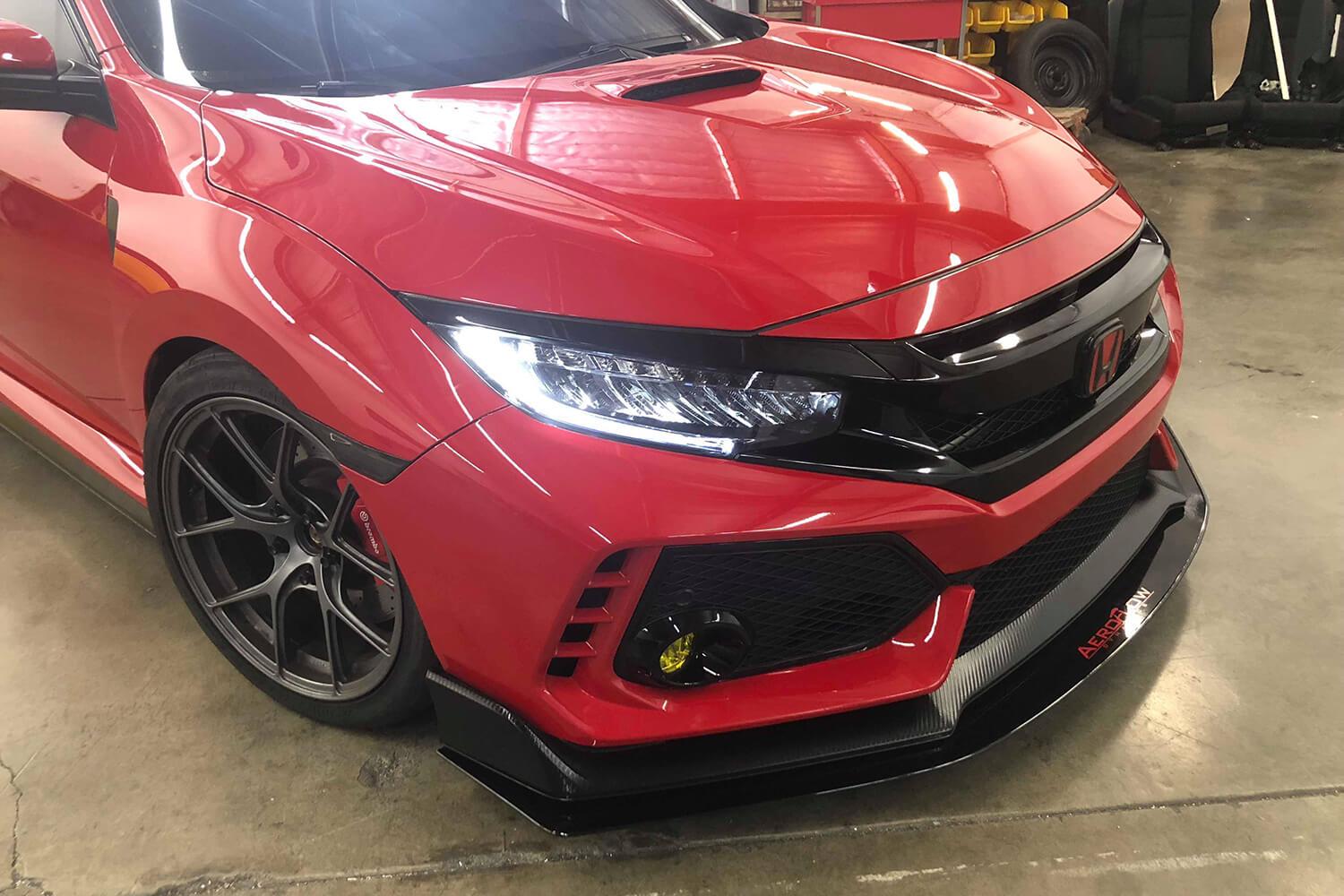 2017-2021 Honda Civic Type-R Splitter V1 - AeroflowDynamics