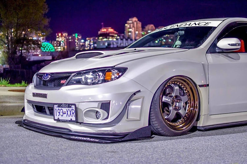 2011-2014 Subaru WRX STI Canards V4