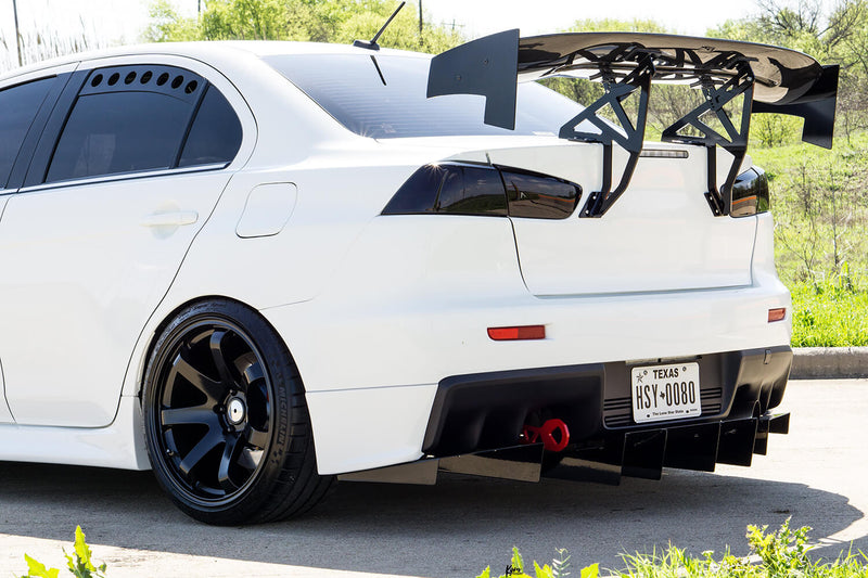 2007-2015 Mitsubishi Evo X Rear Diffuser V2