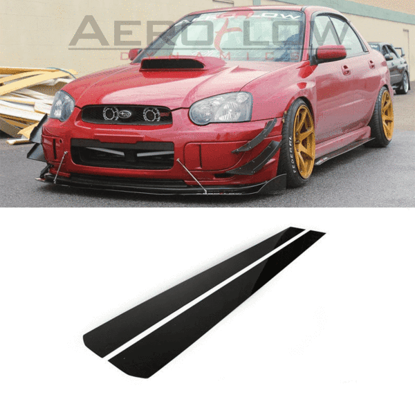 2002 - 2007 Subaru Wrx/Sti Side Skirt Extension V1 - Aeroflowdynamics