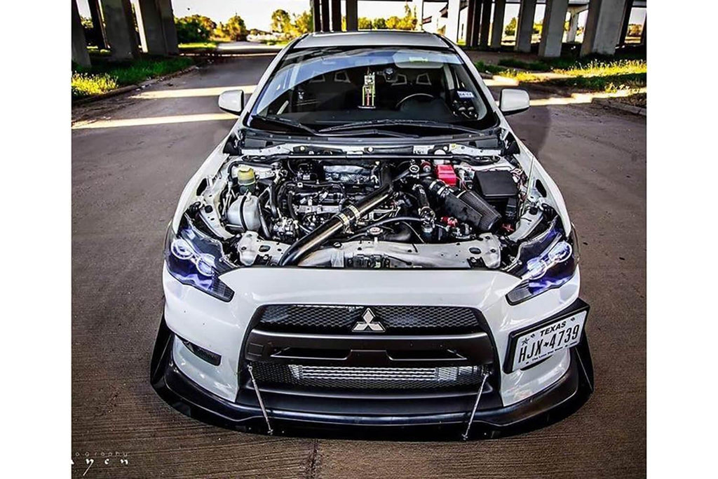 2007-2015 Mitsubishi Evo X Front Splitter V2 - Aeroflowdynamics
