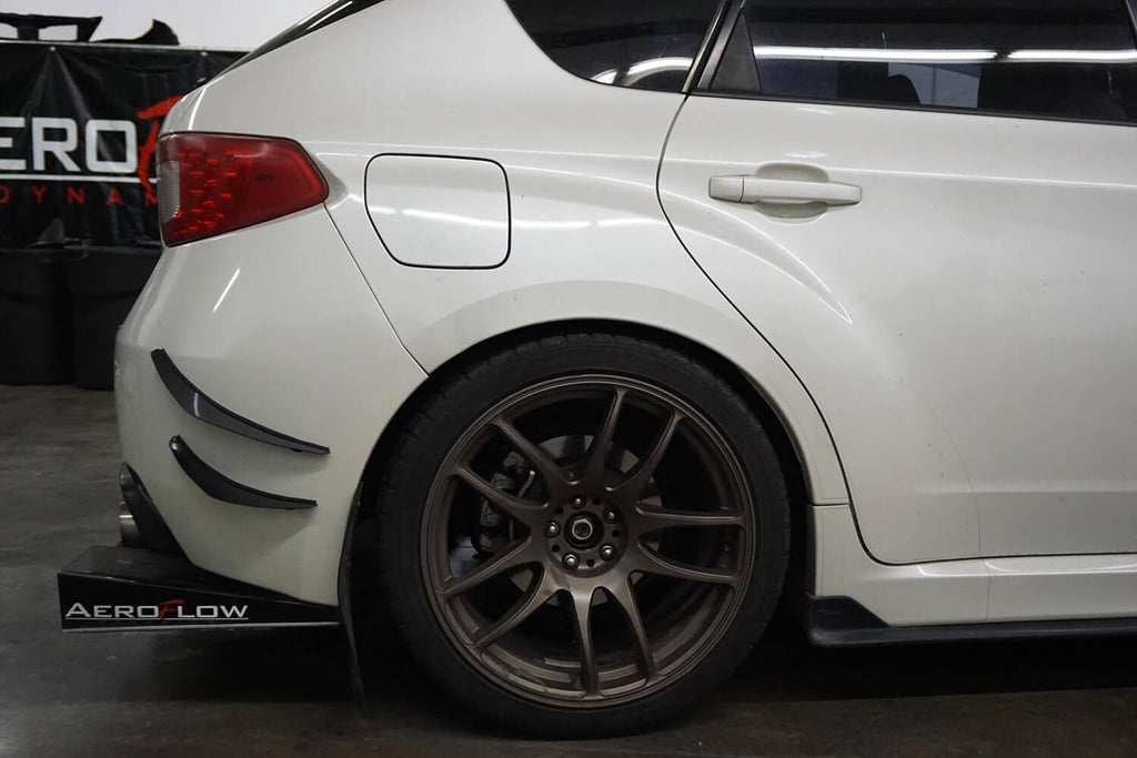 2011 - 2014 Subaru Wrx/Sti Rear Canards (Hatchback) - Aeroflowdynamics
