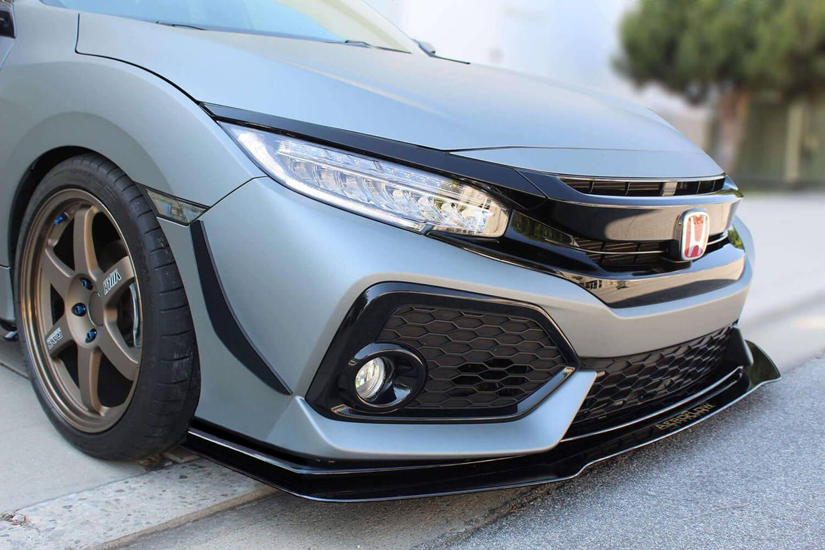Honda Civic hatchback Splitter 2016-2019 - Aeroflowdynamics