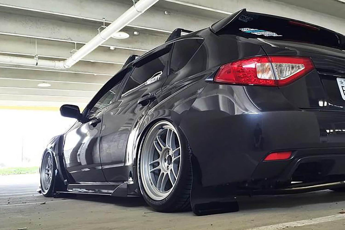 2008 - 2014 Subaru Wrx/Sti Side Skirt Extensions V2 - Aeroflowdynamics