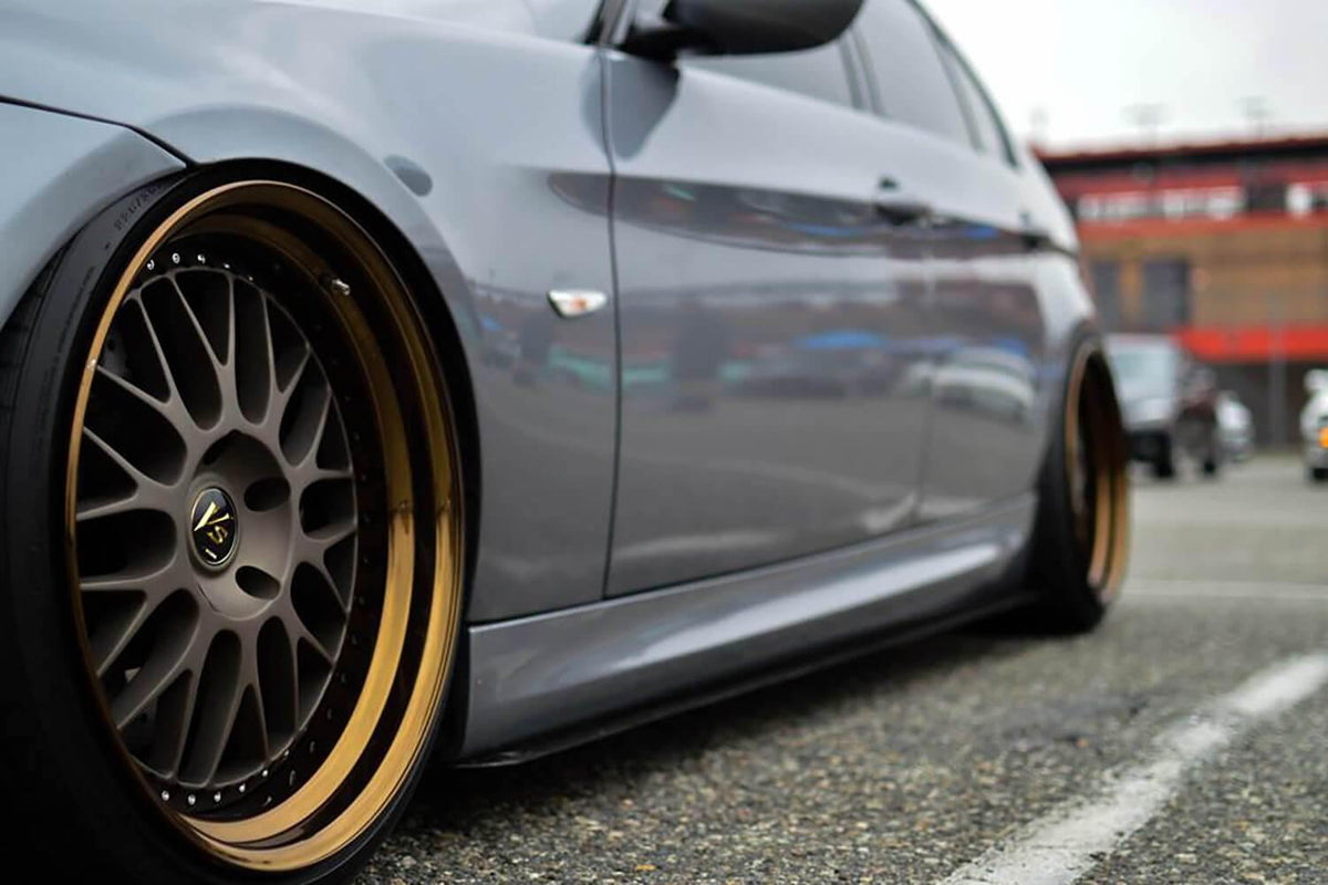 2006-2013 Bmw 328i 335i Side Skirt Extension V1 ( E90 ) - Aeroflowdynamics