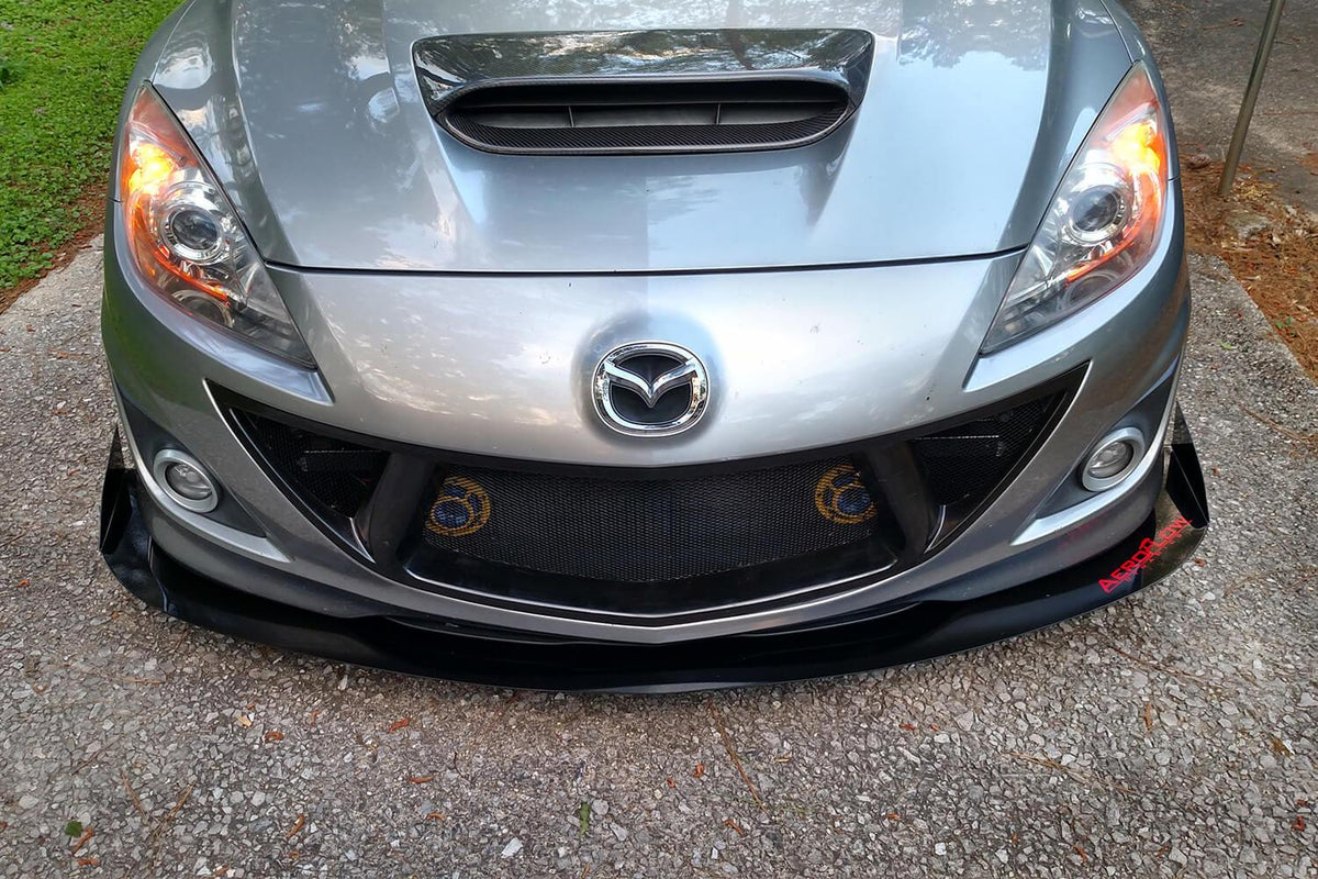 2010-2013 Mazda Speed 3 Splitter V2 - Aeroflowdynamics
