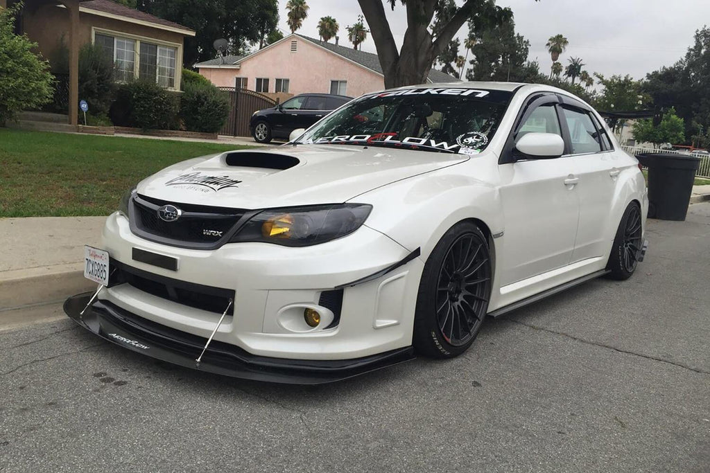 2008 - 2014 Subaru WRX/STI Side Skirt Extension (Carbon Fiber) - Aerflowdyamics