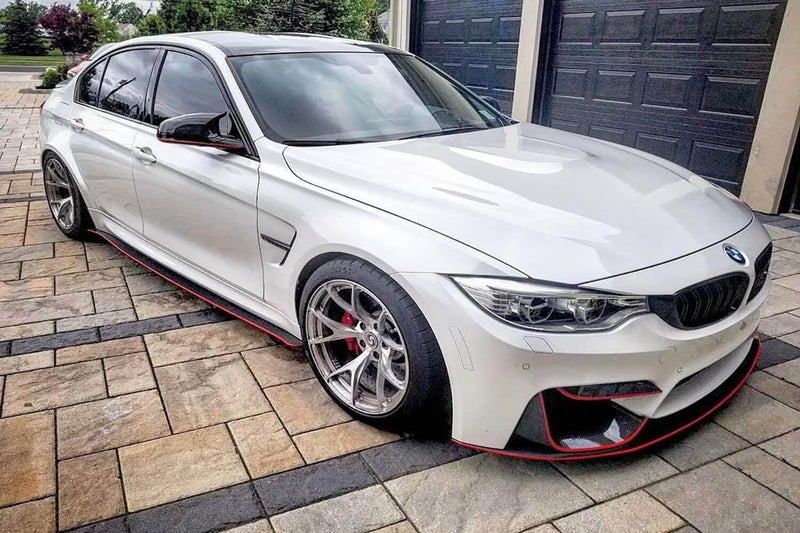 2013-2020 Bmw Side Skirt Extension V1 ( F80, F82, F32, And F30 M3, M4) - Aeroflowdynamics