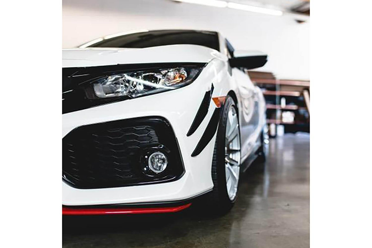 2017-2019  Honda Civic V2 Canards (Hatchback, Si Coupe, Si Sedan) - Aeroflowdynamics