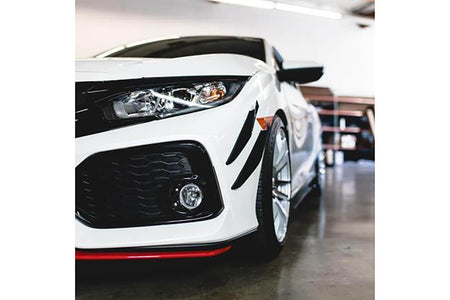 2017-2019  Honda Civic V2 Canards (Hatchback, Si Coupe, Si Sedan) - Aeroflowdynamics