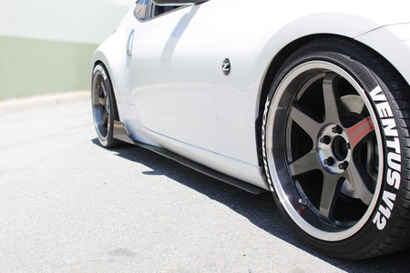2009-2017 Nissan 370z Side Skirt Extension V3 - Aeroflowdynamics