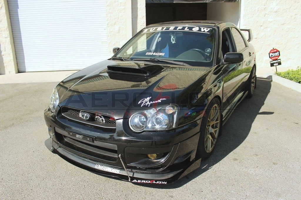 2004 - 2005 Subaru Wrx/Sti Front Splitter V2 - AeroflowDynamics