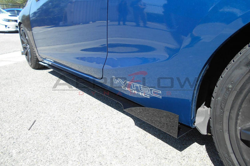 2012-2015 Honda Civic Si Side Skirt Extension V2 (Coupe) - Aeroflowdynamics