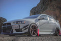 2007-2015 Mitsubishi Evo X Front Splitter V2 - Aeroflowdynamics