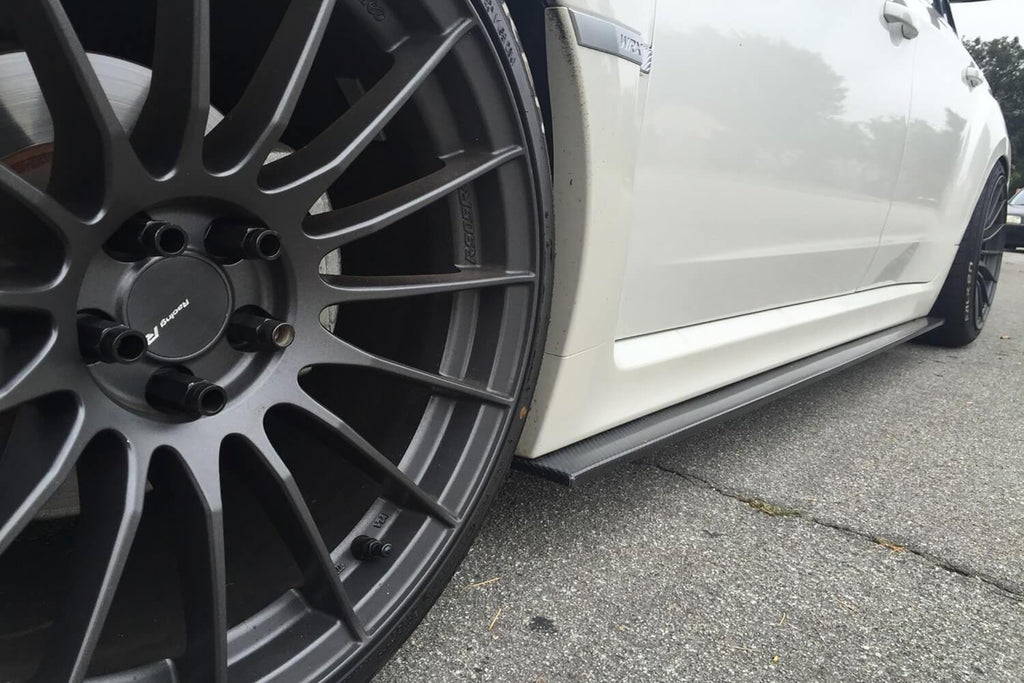 2008 - 2014 Subaru WRX/STI Side Skirt Extension (Carbon Fiber) - Aerflowdyamics