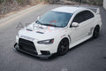 2007-2014 Mitsubishi Evox/Ralliart  Side Skirt Extension V1- Aeroflowdynamics