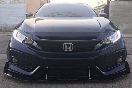 2017-2021  Honda Civic V1 Canards (Hatchback, Si Coupe, Si Sedan) - AeroflowDynamics