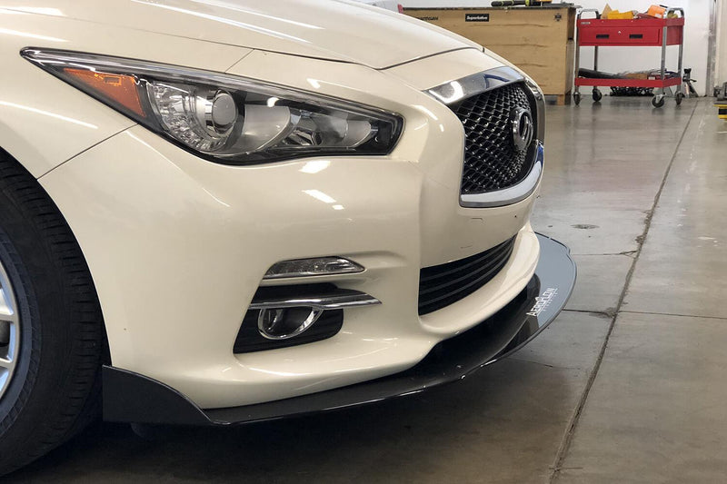 2016-2018 INFINITI Q50 V2 SPLITTER ( NON SPORT BUMPER) - Aeroflowdynamics