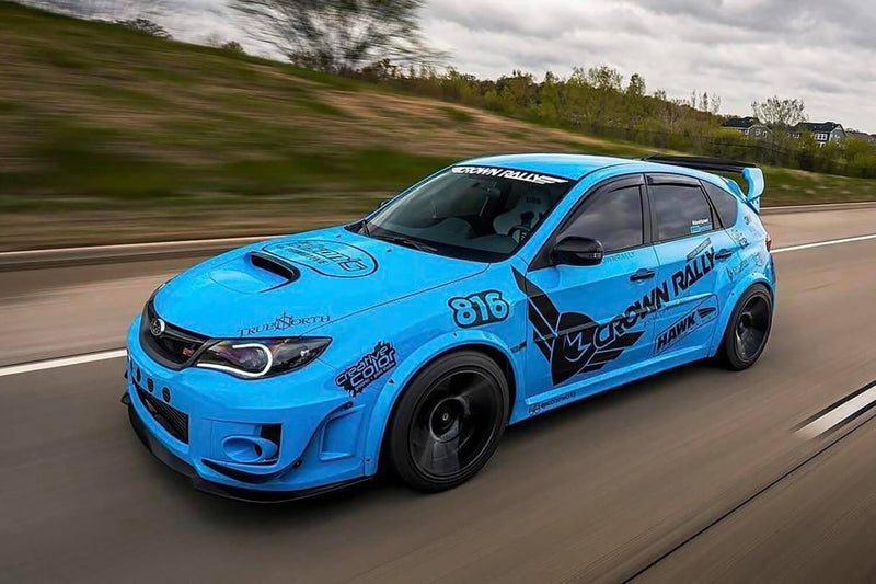 2011-2014 Subaru WRX STI Canards V4