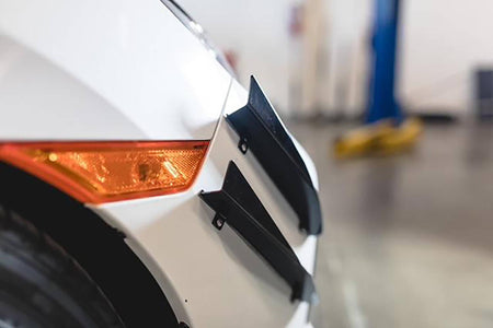 2017-2019  Honda Civic V2 Canards (Hatchback, Si Coupe, Si Sedan) - Aeroflowdynamics