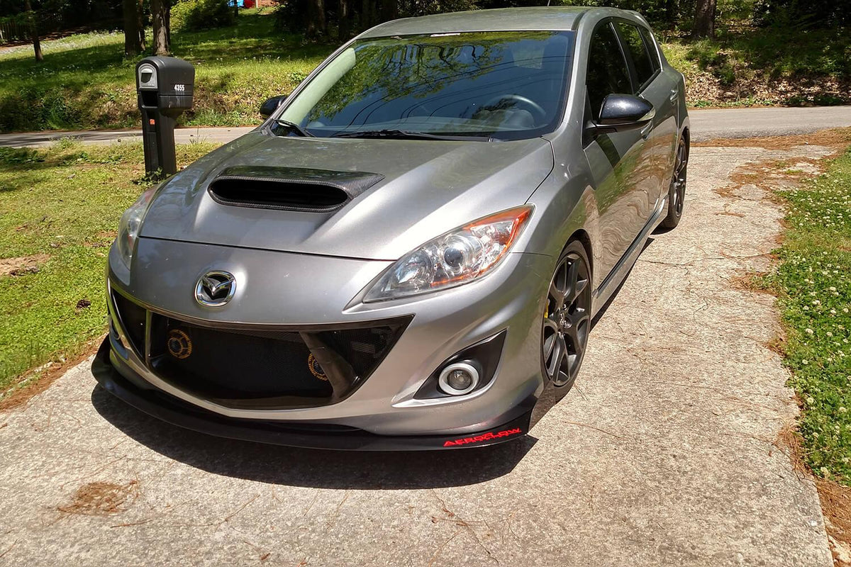 2010-2013 Mazda Speed 3 Splitter V2 - Aeroflowdynamics