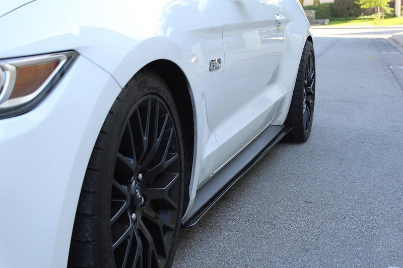 2015-2018 Ford Mustang Side Skirt Extension V1 - Aeroflowdynamics