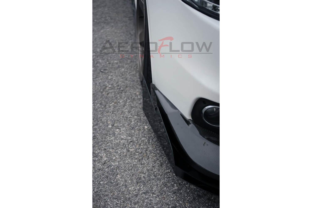 2007-2015 Mitsubishi Evo X Front Splitter V3 - Aeroflowdynamics