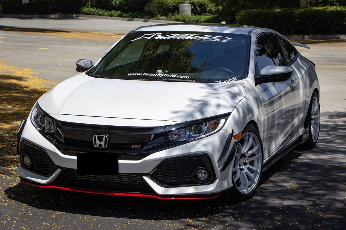 2017-2019  Honda Civic V2 Canards (Hatchback, Si Coupe, Si Sedan) - Aeroflowdynamics