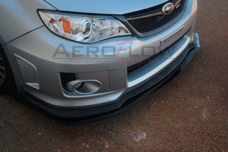 2008-2014 SUBARU WRX/STI  FRONT SPLITTER V2 - AeroflowDynamics