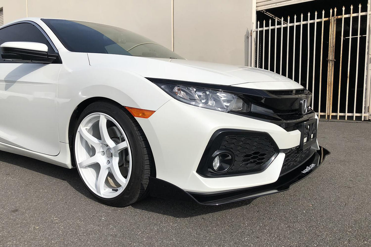 2017-2019 Honda Civic Splitter  ([Hatchback, Si Coupe, Si Sedan] ) V2 - Aeroflowdynamicsa2017-2021 Honda Civic Splitter  ([Hatchback, Si Coupe, Si Sedan] ) V2 - Aeroflowdynamics