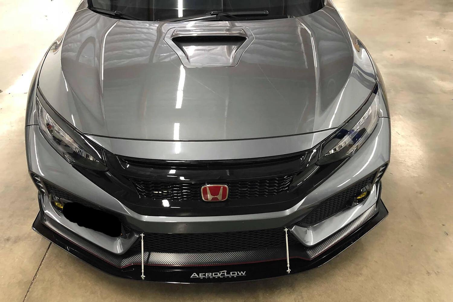 2017-2021 Honda Civic Type-R Splitter V1 - AeroflowDynamics