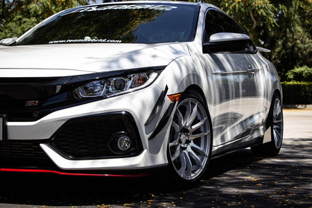 2017-2019  Honda Civic V2 Canards (Hatchback, Si Coupe, Si Sedan) - Aeroflowdynamics