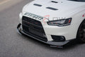 2007-2015 Mitsubishi Evo X Front Splitter V3 - Aeroflowdynamics