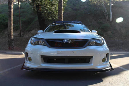 2008-2014 SUBARU WRX/STI  FRONT SPLITTER V2 - AeroflowDynamics