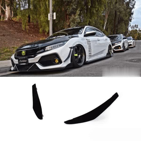 2017-2021  Honda Civic V1 Canards (Hatchback, Si Coupe, Si Sedan) - AeroflowDynamics