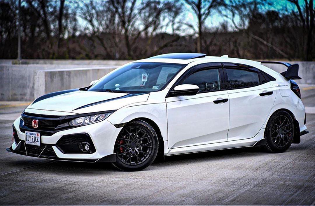 2017-2021 Honda Civic Splitter  ([Hatchback, Si Coupe, Si Sedan] ) V2 - Aeroflowdynamics