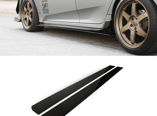2017-2019 Honda Civic Side Skirt Extension (Civic Hatch/Sedan Type-R) V1 - Aeroflowdynamiocs